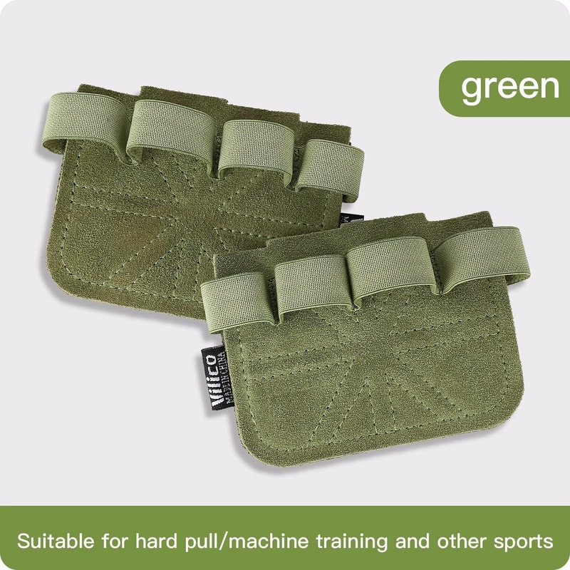 Cowhide Weightlifting And Palm Protection Grips 6