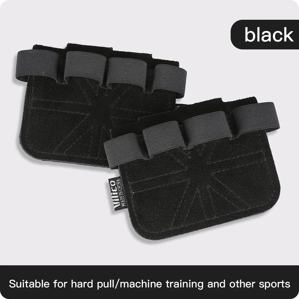 Cowhide Weightlifting And Palm Protection Grips 7