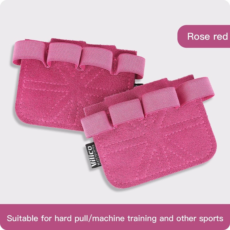Cowhide Weightlifting And Palm Protection Grips 8