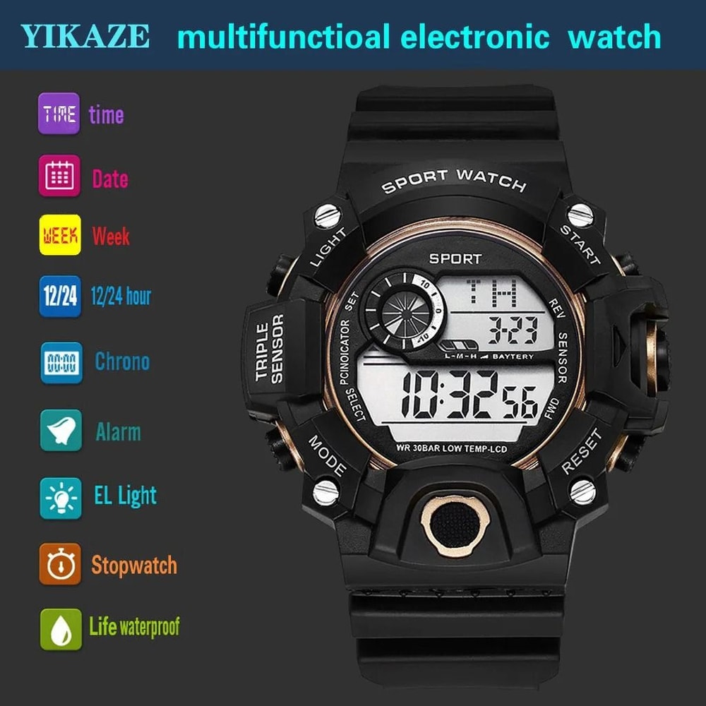 Military Grade Multi Functional Sports Watch 5