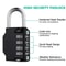 4 Digit Resettable Heavy Duty Combination Padlock 1