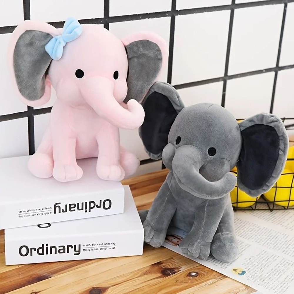 Comfort Sleeping Elephant Plush Doll 3