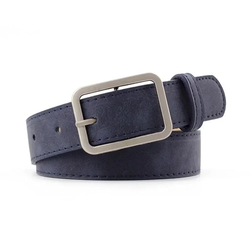 Retro Geometric Metallic Buckle Fashion Belt 2