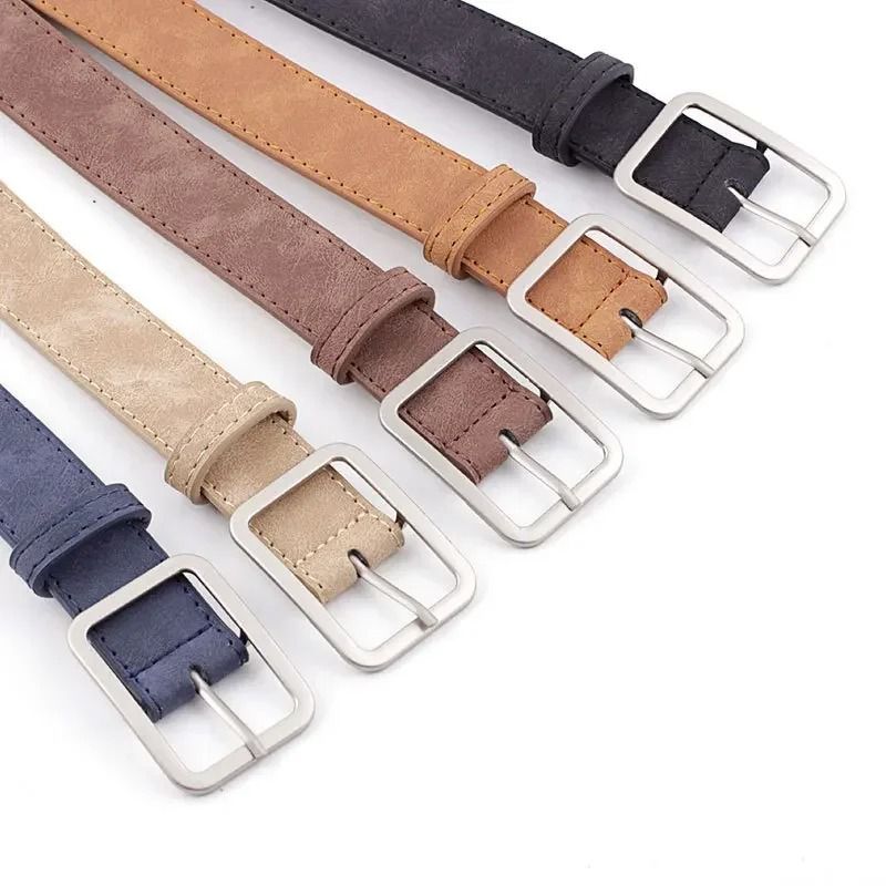 Retro Geometric Metallic Buckle Fashion Belt 4