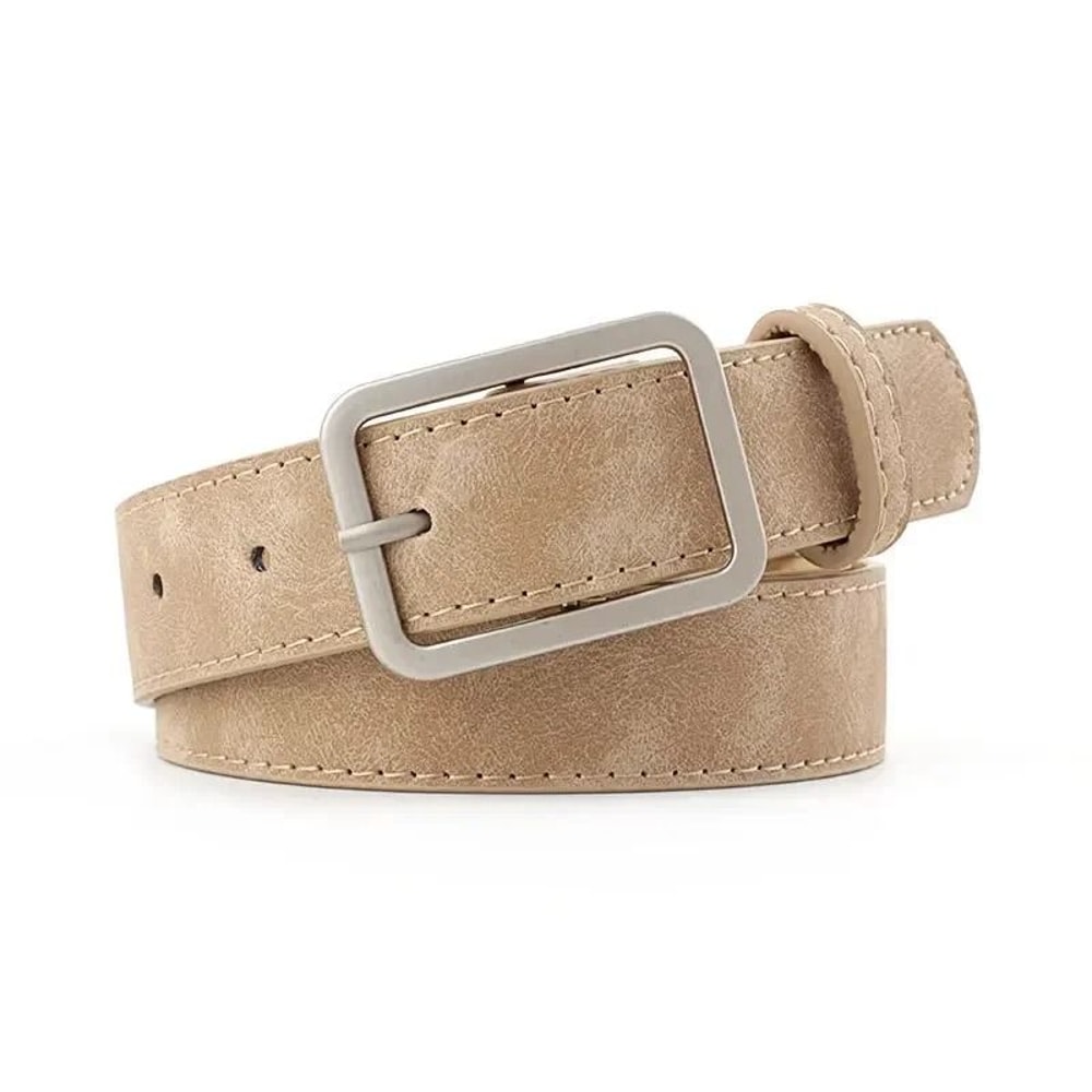 Retro Geometric Metallic Buckle Fashion Belt 6