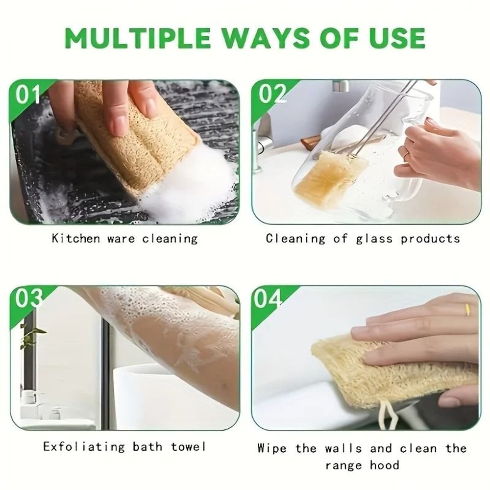 10 Piece Natural Fibrous Dermal Exfoliation Shield 4