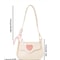 Retro Heart Detailed Saddle Shoulder Bag 5