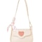 Retro Heart Detailed Saddle Shoulder Bag 6