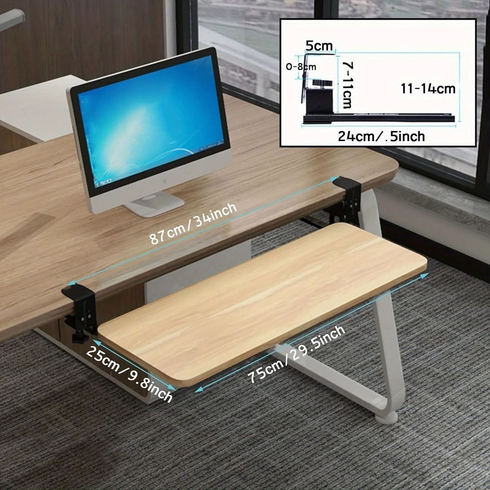 Ergonomic Sliding Under Desk Keyboard Tray 5