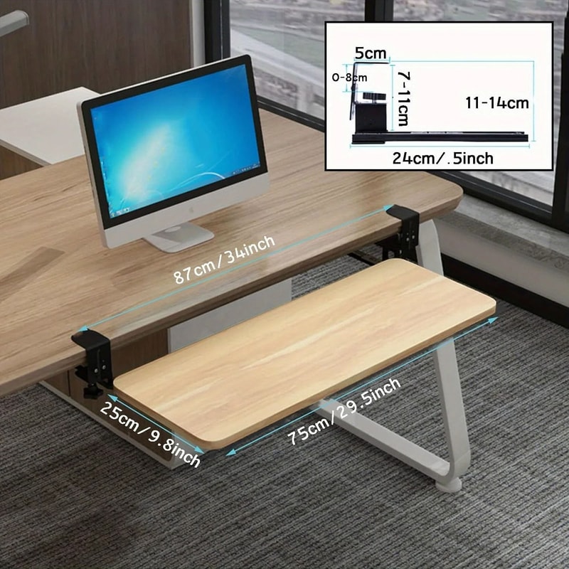 Ergonomic Sliding Under Desk Keyboard Tray 5