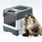 Fully Enclosed AntiSplash Cat Litter Box 0