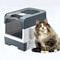 Fully Enclosed AntiSplash Cat Litter Box 0