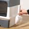 Fully Enclosed AntiSplash Cat Litter Box 1