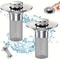 2 Pack Stainless Steel Pop Up Sink Strainer 0