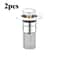 2 Pack Stainless Steel Pop Up Sink Strainer 6