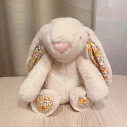 cute long ear sitting rabbit plush doll