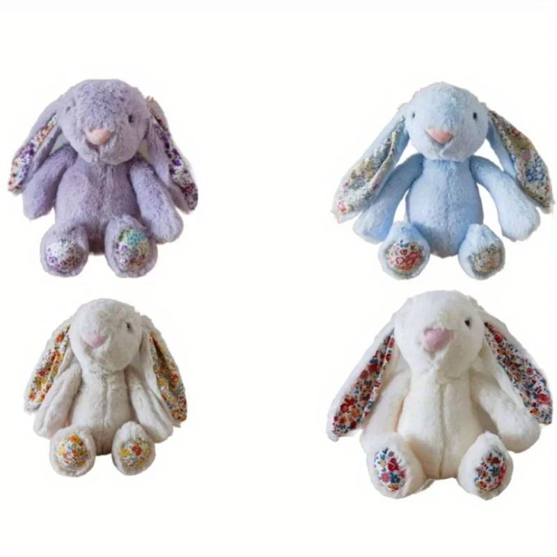Cute Long Ear Sitting Rabbit Plush Doll 2