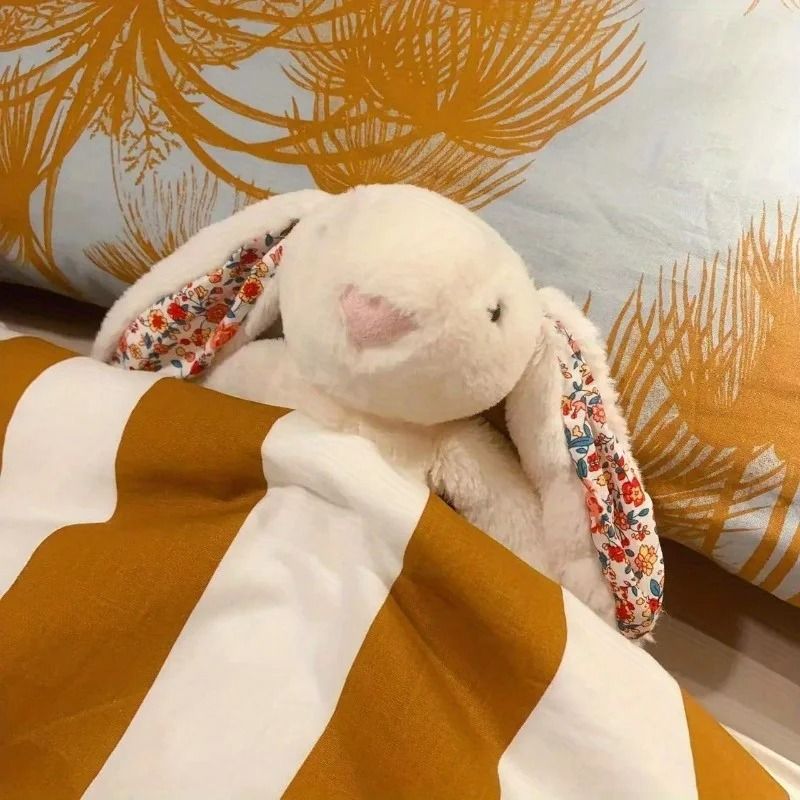 Cute Long Ear Sitting Rabbit Plush Doll 3