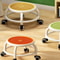Silent Rotating Circular Rolling Stool 2