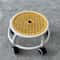 Silent Rotating Circular Rolling Stool 5