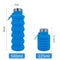 Portable Silicone Folding Sports Water Bottle 2