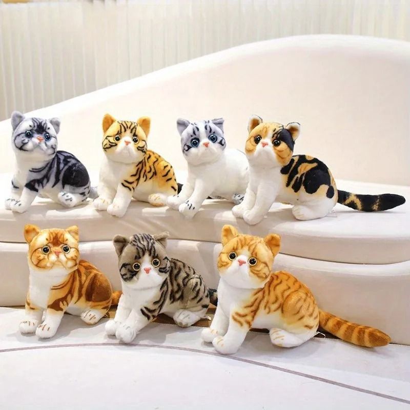 Lifelike American Shorthair Plush Cat 2