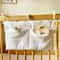 Cotton Double Pouch Baby Crib Storage Bag 1