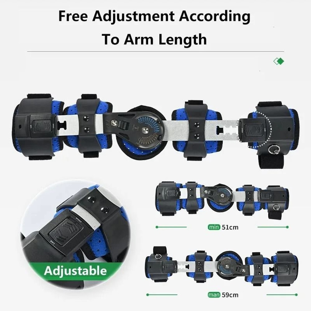 Hinged ROM Adjustable Elbow Recovery Brace 2