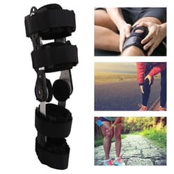 orthopedic adjustable hinged rom knee stabilizer
