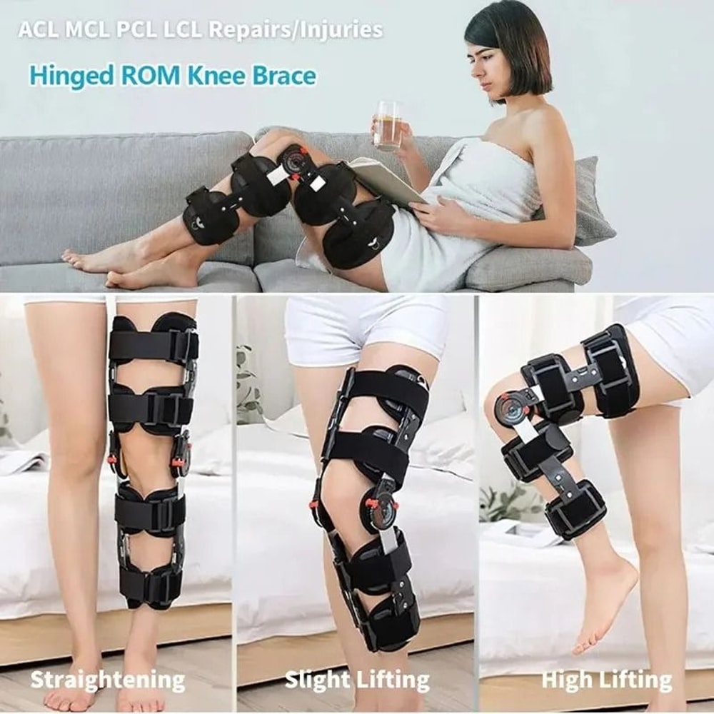 Orthopedic Adjustable Hinged ROM Knee Stabilizer 1
