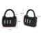 2 Pack Zinc Alloy 3 Digit Combination Padlocks 3