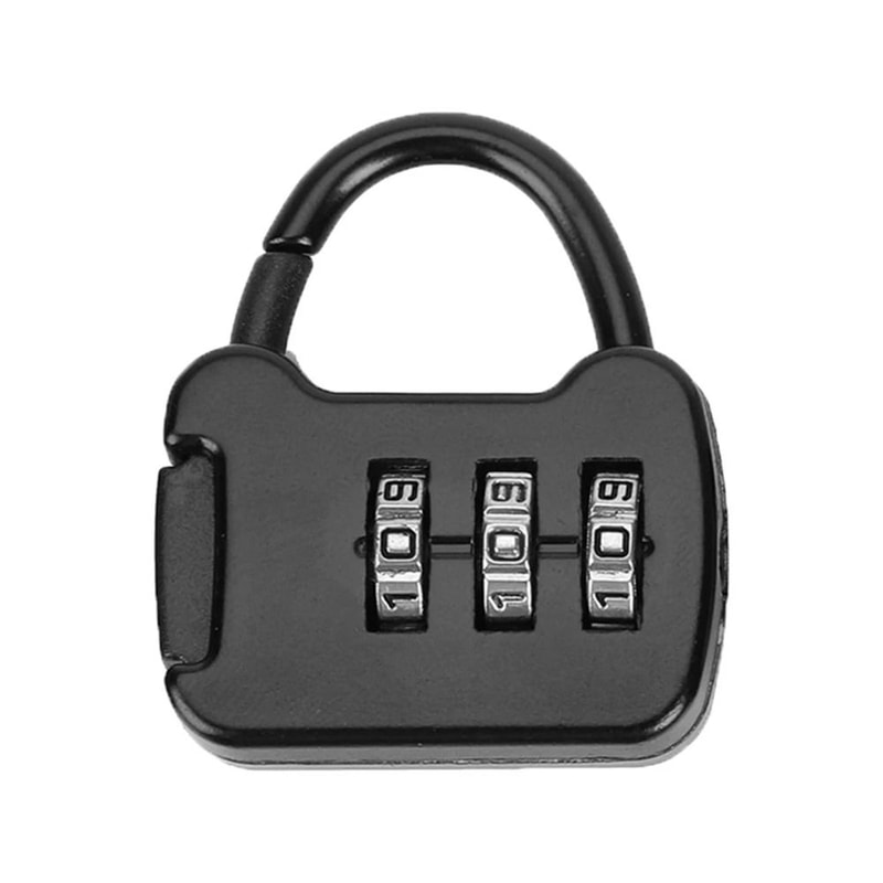 2 Pack Zinc Alloy 3 Digit Combination Padlocks 7