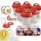 6 Piece Silicone Egg Poacher Cooking Cups 1