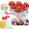 6 Piece Silicone Egg Poacher Cooking Cups 1