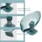 2 Pack Leaf Design Self Draining Soap Box 5