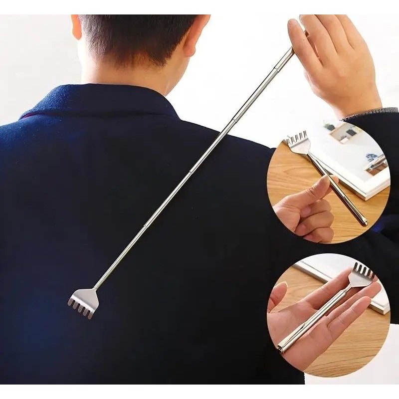 Telescopic Extendable Metal Back Scratcher 0