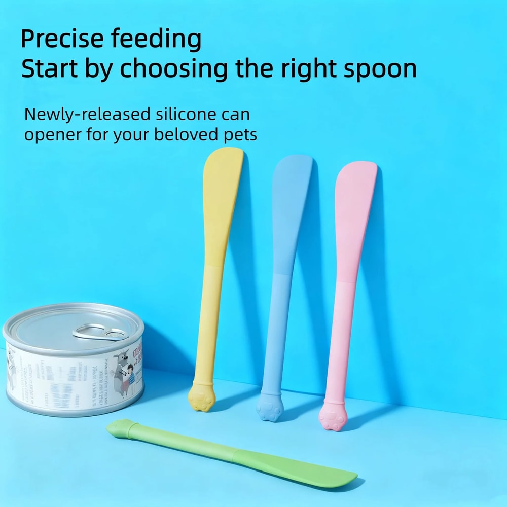 Multi Functional Long Handle Pet Food Spoon 4