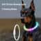 Ultra Bright USB Rechargeable Glowing Pet Safety Collar 0
