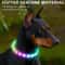 Ultra Bright USB Rechargeable Glowing Pet Safety Collar 1