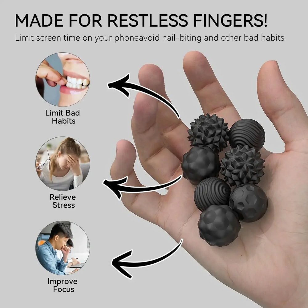 Magnetic Silicone Sensory Stress Spheres 1