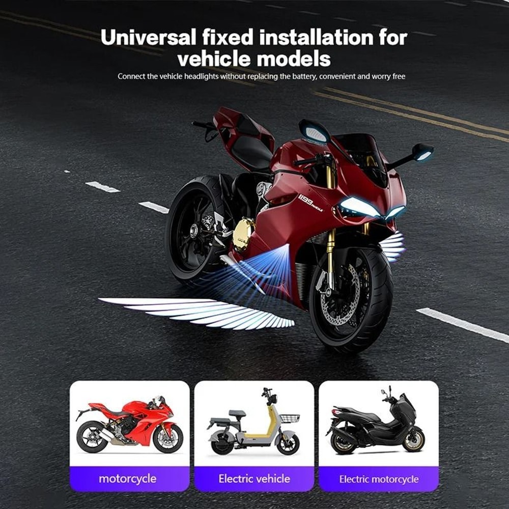 Ultra Bright Angel Wings LED Projection System 2