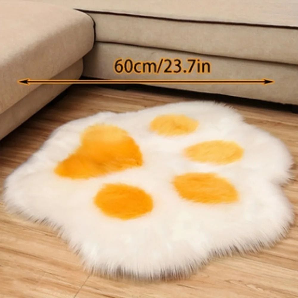 Ultra Soft Plush Cat Paw Decorative Floor Mat 6