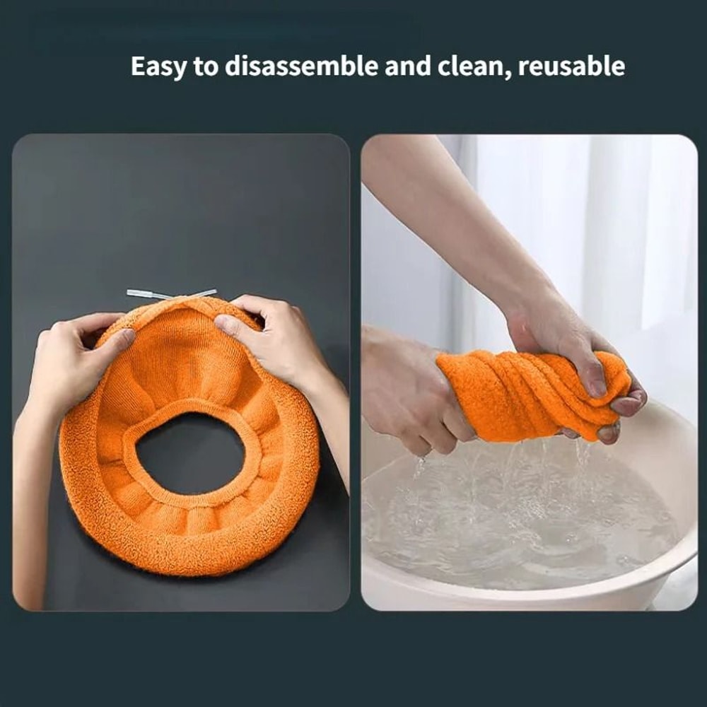 Plush Thermal Comfort Toilet Seat Cushion 4