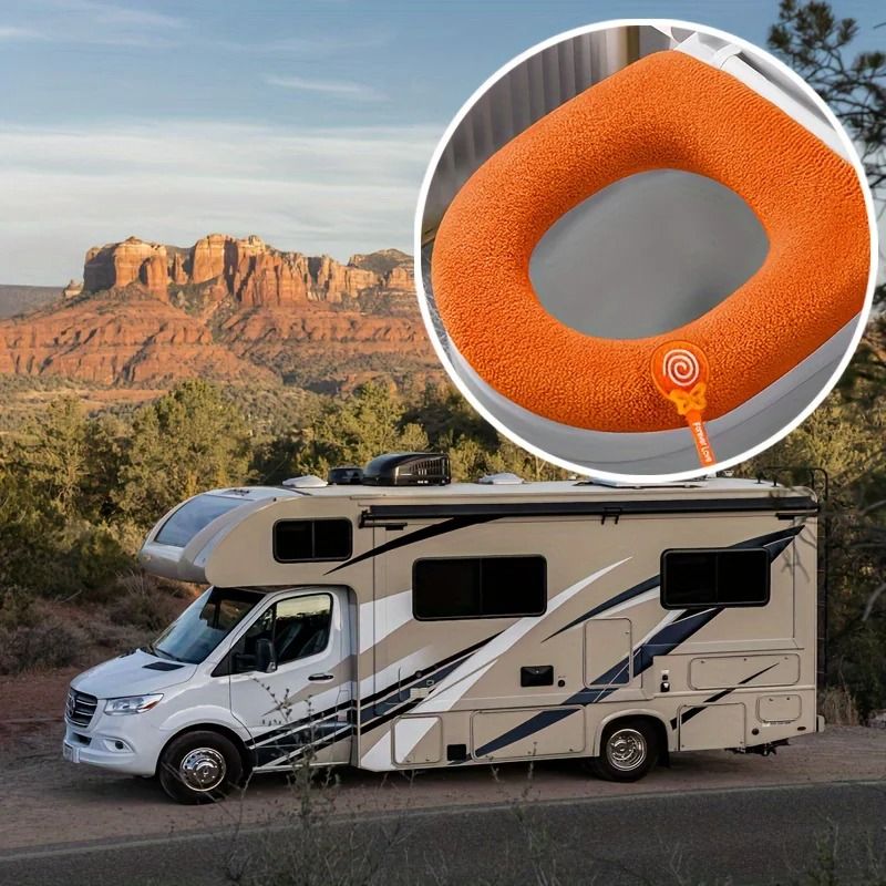 Plush Thermal Comfort Toilet Seat Cushion 5