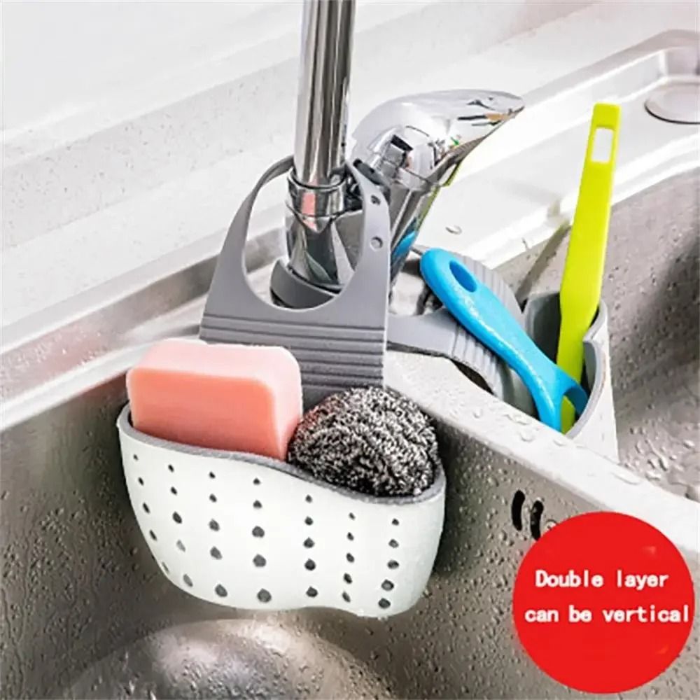 Universal Double Pocket Flexible Sink Caddy 2