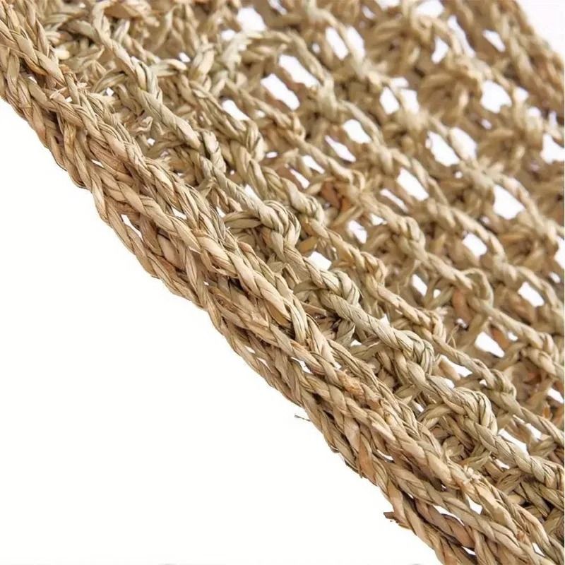 Natural Woven Seaweed Reptile Hammock Swing 4