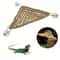 Natural Woven Seaweed Reptile Hammock Swing 5