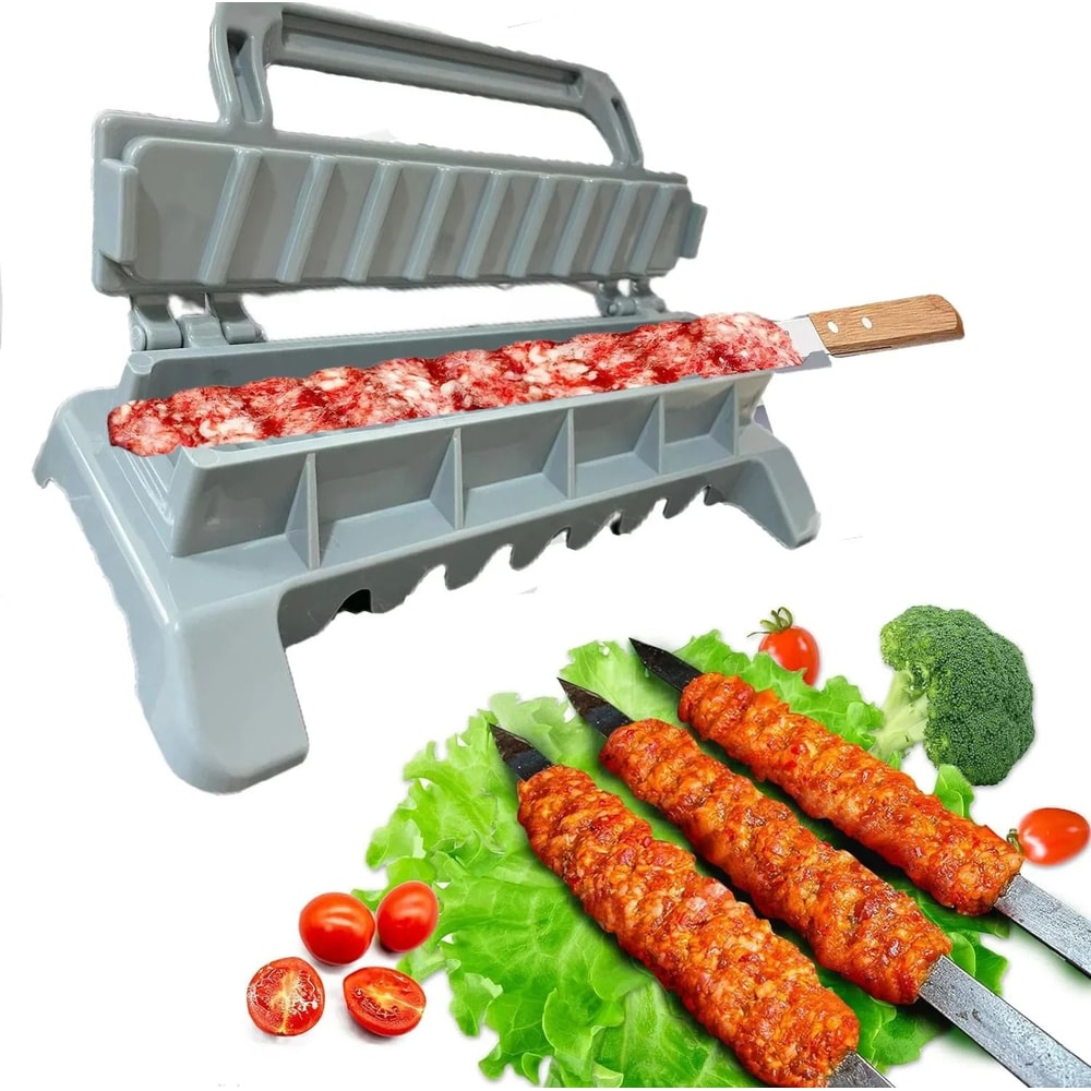 Professional Manual Meat Skewer Press 0