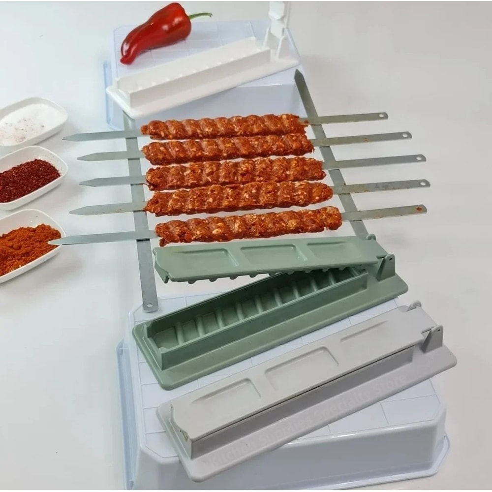 Professional Manual Meat Skewer Press 3