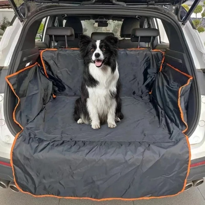 Heavy Duty Waterproof SUV Cargo And Rear Seat Protector 2